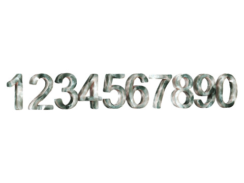 Ice numbers Modelo 3D