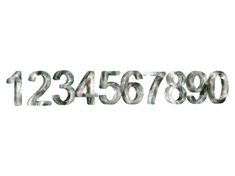 Ice numbers 3D Model
