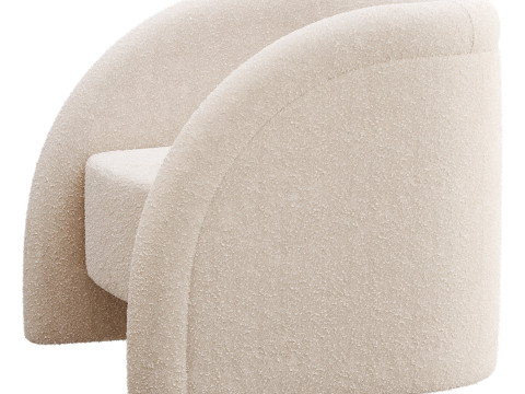 Modern Pearl Armchair 3Dモデル