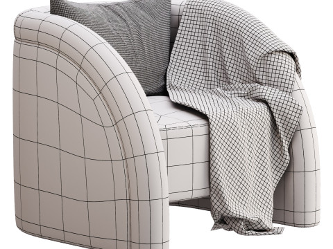 Modern Pearl Armchair 3Dモデル