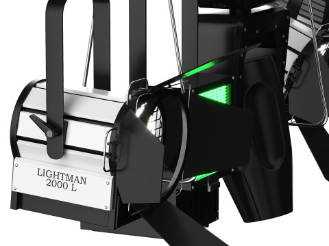 Soft theater farm with lighting equipment Model 3D