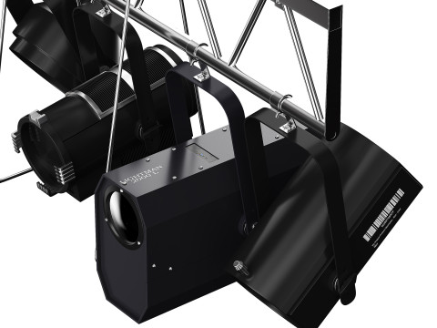 Soft theater farm with lighting equipment Modelo 3D