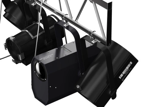 조명 장비를 갖춘 소프트 극장 농장 3D 모델