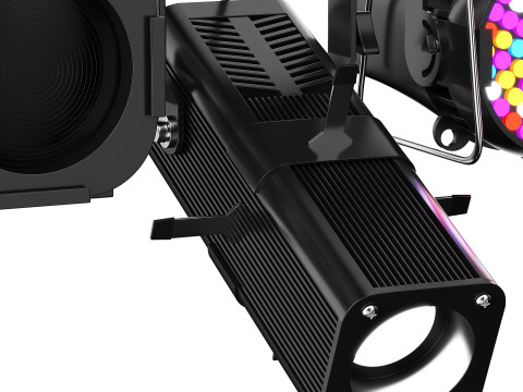 Soft theater farm with lighting equipment 3Dモデル