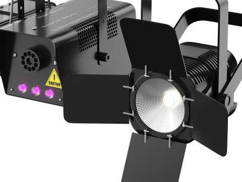 Soft theater farm with lighting equipment 3D 모델