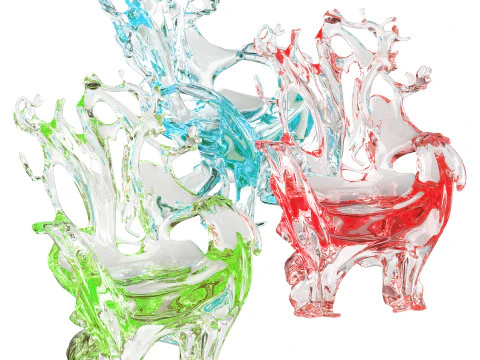 Sedia decorativa Modello 3D