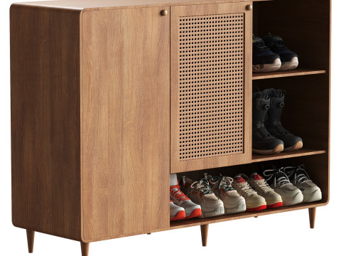 Shoes Cabinet Set 3Dモデル