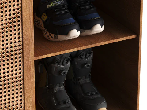 Shoes Cabinet Set 3D Model