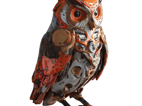 Robot Owl Modelo 3D