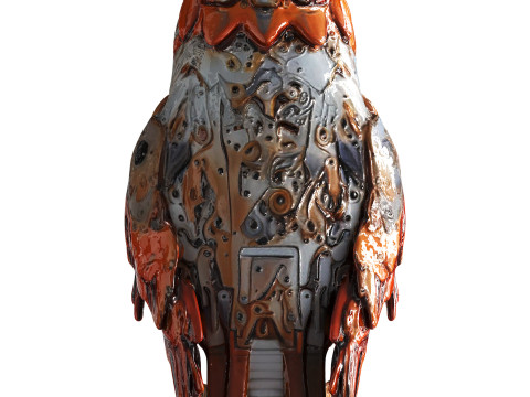 Robot Owl Modello 3D