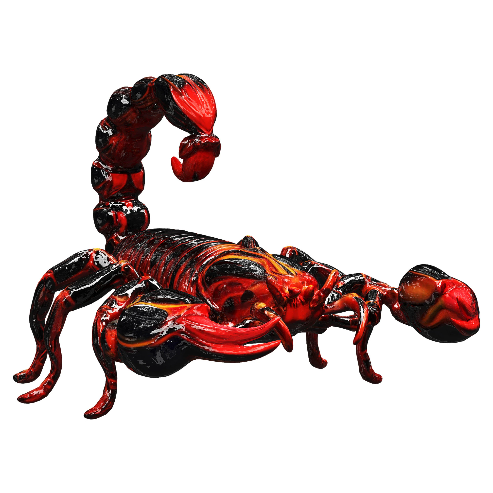 Robot scorpion 3D Model .c4d .max .obj .3ds .fbx .stl .blend