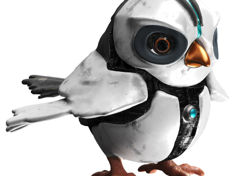 Bird Robot Modelo 3D