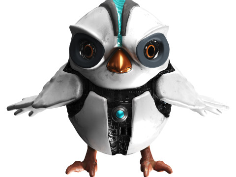 Bird Robot Model 3D