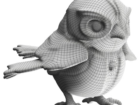 Bird Robot Model 3D