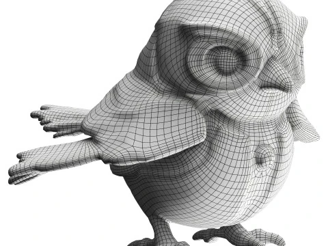 Птица-робот 3D Модель