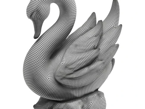 Statua dell'oca Modello 3D