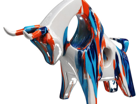 Bull Statue 3D Model