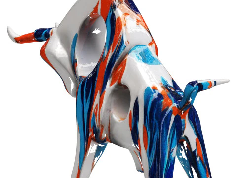 Bull Statue 3D Model