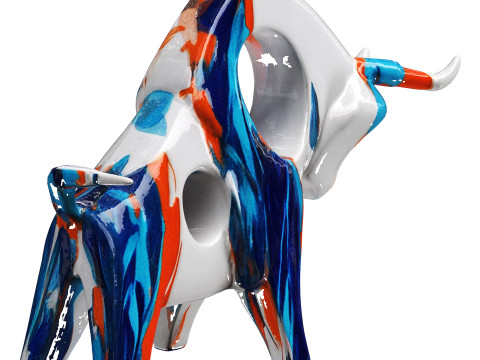 Bull Statue Modèle 3D