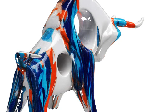 Bull Statue 3D Model