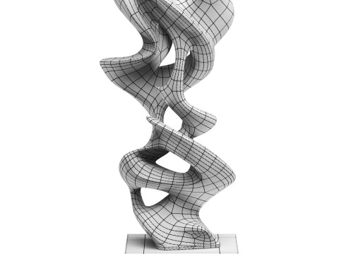 Statuetta d'avanguardia Modello 3D
