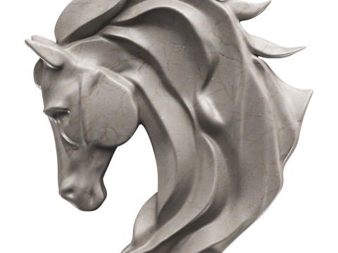 Horse statue Modello 3D