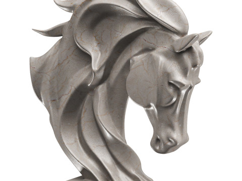 Horse statue Modello 3D