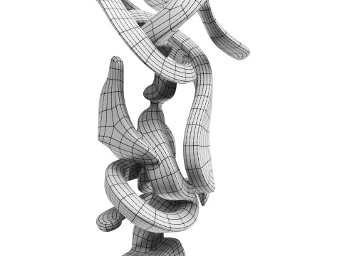 Avantgarde statuette Model 3D