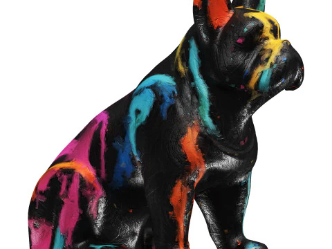 Painting Dog 3D Model