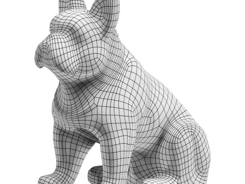 Painting Dog Modèle 3D