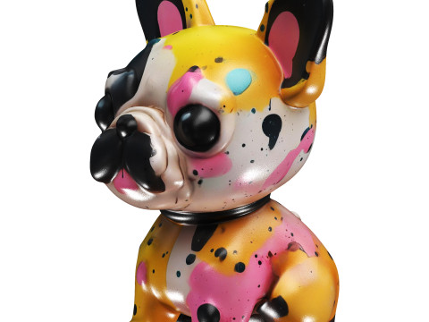 Dog Painting 3Dモデル