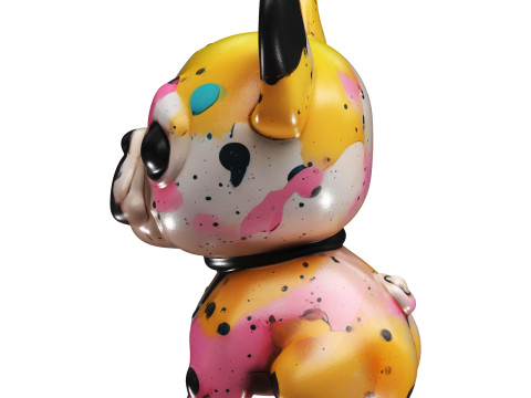 Dog Painting Model 3D