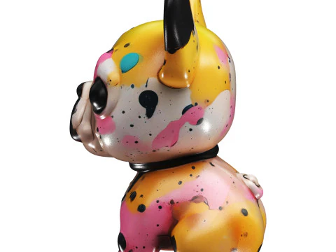 Dog Painting 3D Model