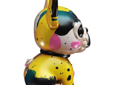 Dog Painting Model 3D