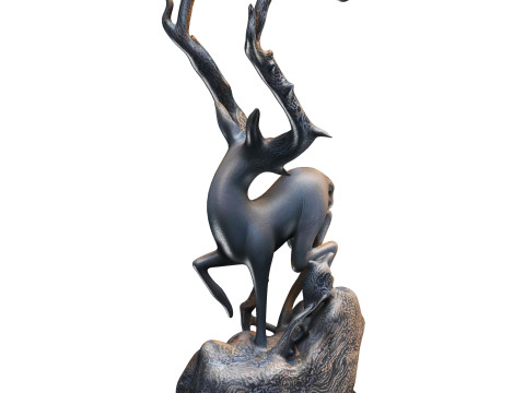 Deer Statue 3D Модель