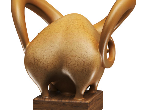 Statue ram 3D 模型