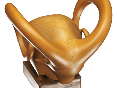 Statue b&eacute;lier Modèle 3D