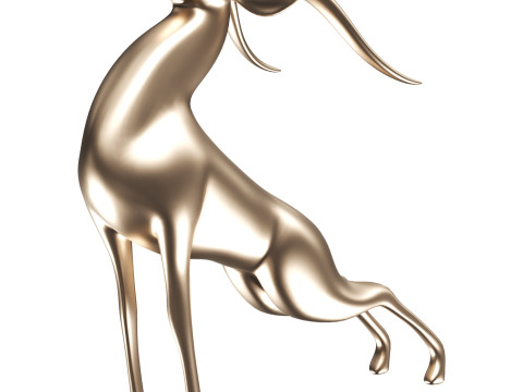 Deer Statues 3Dモデル