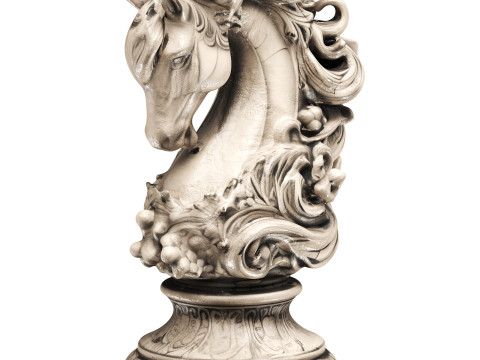 Horse statue 3D Model