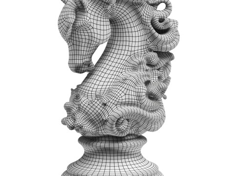 Horse statue Modello 3D