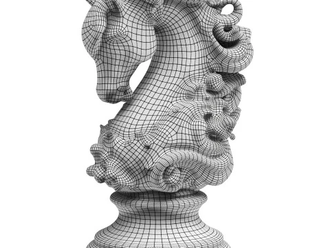 Horse statue 3D Model