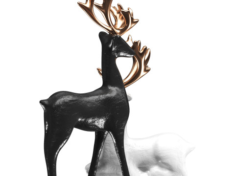 Deer Statues 3D 모델