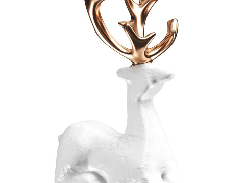 Deer Statues 3D 모델