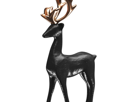 Deer Statues 3D 모델