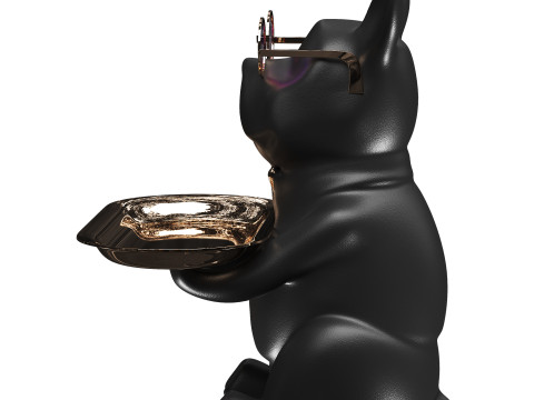 French Bulldog Decor 3D मॉडल
