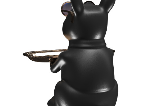 French Bulldog Decor 3D मॉडल