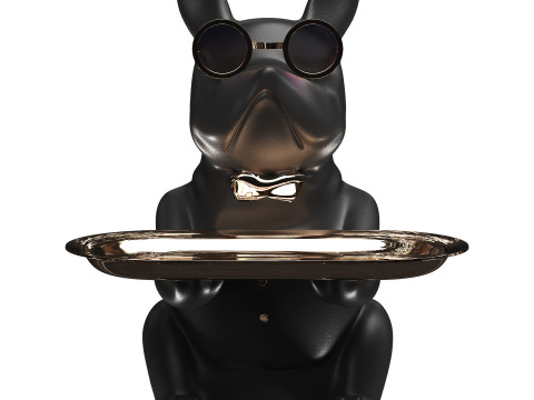 French Bulldog Decor 3D मॉडल