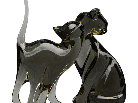 Cat Statue 3D Model