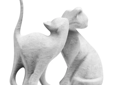 Cat Statue 3D Model