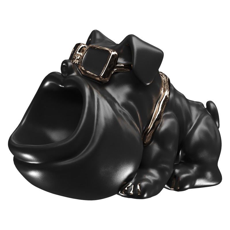 Bulldog Statue 3D मॉडल .c4d .max .obj .3ds .fbx .stl .blend
